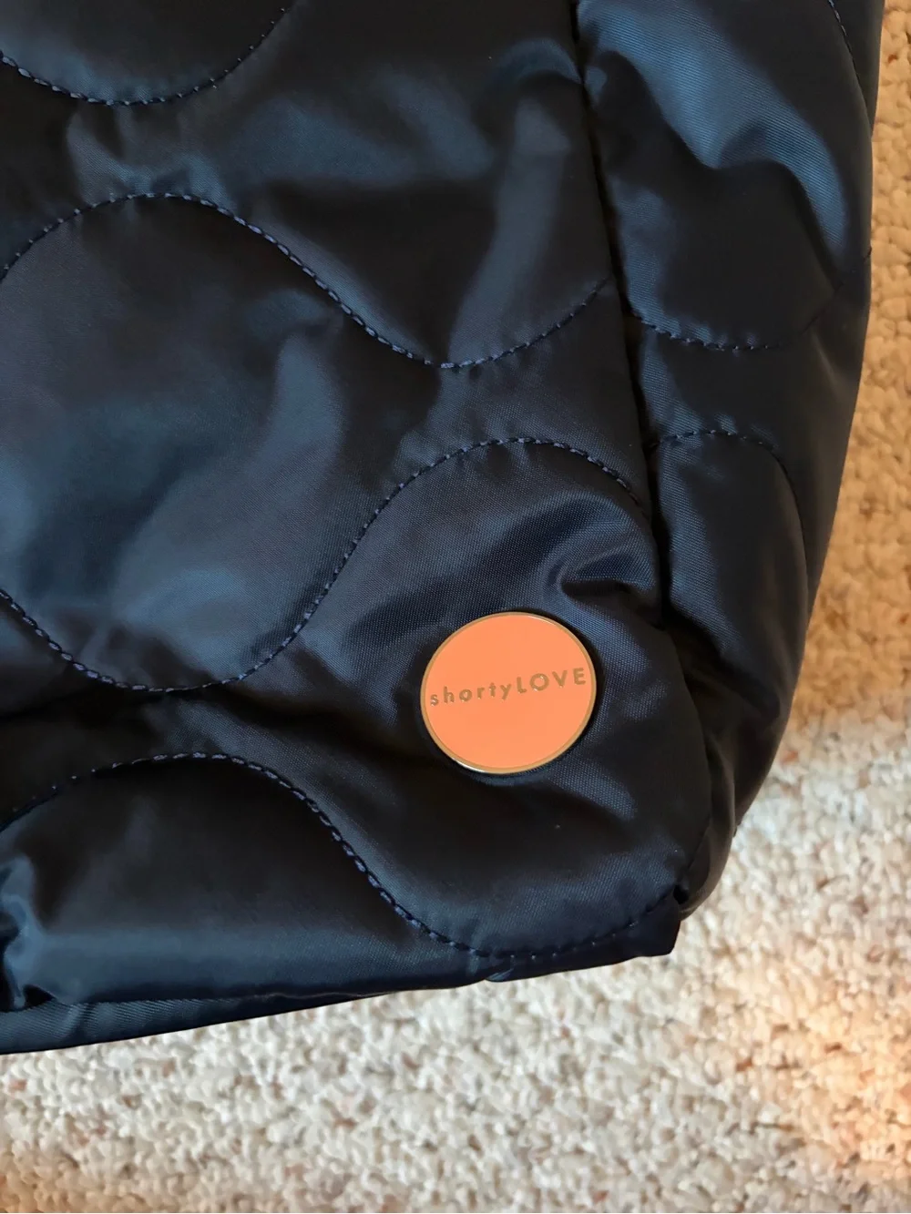 ShortyLOVE Ranger Navy Tote Bag with Zip Pocket